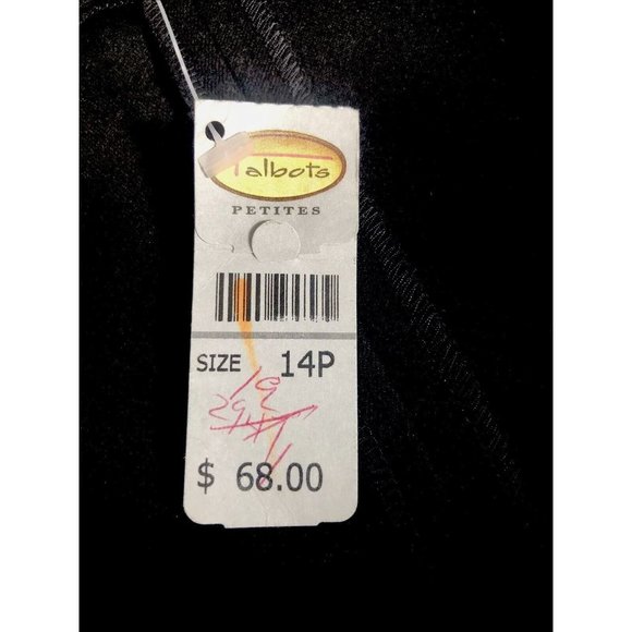 Talbot’s petites short black velour wrap around skirt stretch Size 14 So Soft!! - Picture 9 of 16